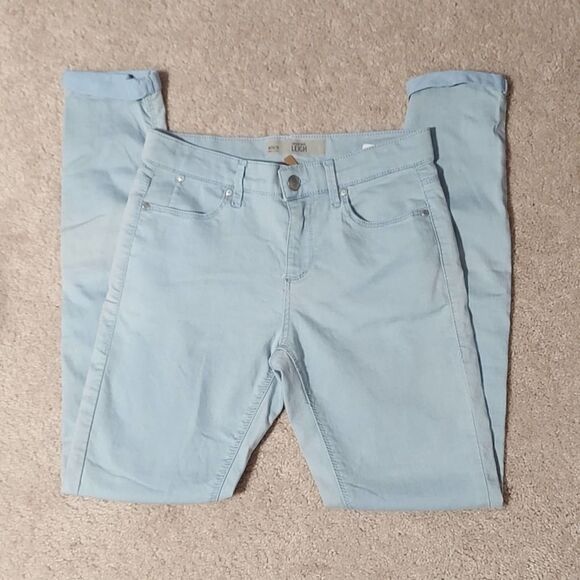 Topshop Moto Leigh Light Blue Jeans Size 26 - Picture 3 of 8